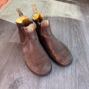 Dr. Martens Brown Leather Chelsea Ankle Boots